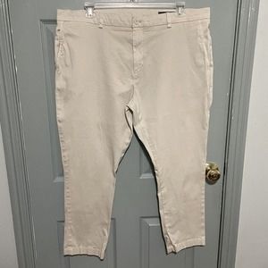 Vineyard Vines Pants Mens 40x30 White Slim Fit Flat Front Chino Trouser (41x27)